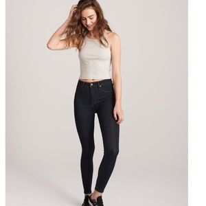 NWOT Abercrombie High Rise Ankle Jeggings 26